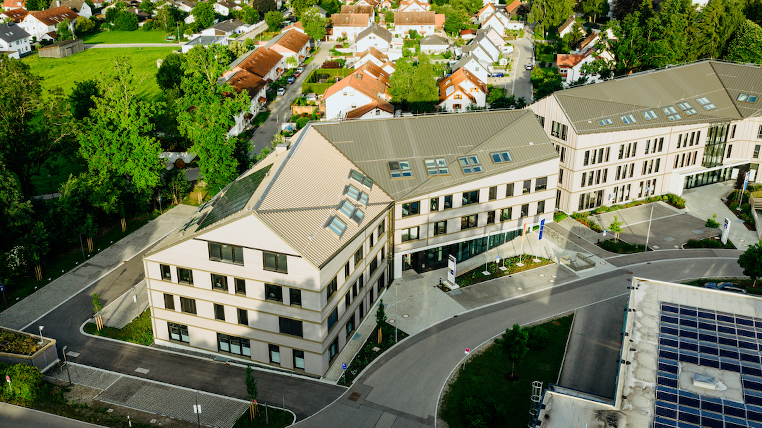 Außenansicht des Gebäudes der VR Bank